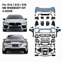 Kit de carrosserie style M8 pour BMW Série 8 G14 G15 G16 2019-2022, kit de conversion pour Gran Coupé 4 portes et Cabriolet