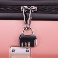 Cadenas à combinaison populaire 6 couleurs pour casier de gym, antivol, pour bagages et voyages, en alliage de zinc
