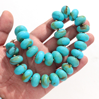 Nouveau Collier Bohème 2026 pour Femme, Perles Plates Abacus Turquoise et Perles Rondes en Acrylique, Accessoires Océan Bleu