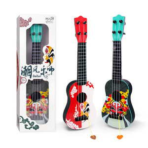 Guitarra ukelele de estilo chino para niños, juguete de educación temprana, instrumento de plástico, 43,8x13,9x5,7 cm, para niños de 2 a 4 años - Product Image 3