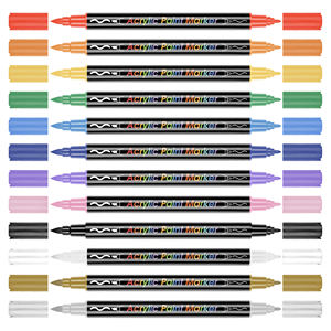 Rotuladores de Arte de puntas dobles a base de Alcohol de 80/168 colores, rotuladores de arte permanente para bocetos con dibujo - Product Image 2