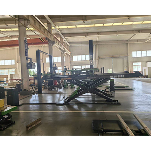 Sollevatore Idraulico a Forbice a Quattro Cilindri ULJS-3518, Capacità 4000KG, Elettrico, per <span class=keywords><strong>Officina</strong></span> Allineamento Ruote Auto - Product Image 2
