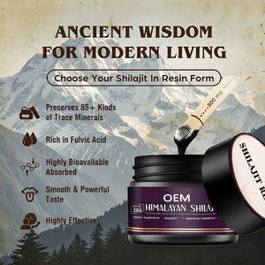 OEM/ODM Soporte inmune Minerales Fulvic Ácido Magnesio Zinc Natural Orgánico Puro Shilajit Resina - Product Image 5