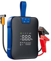 Démarreur de batterie 1000A, compresseur d'air 150 PSI, batterie externe 10000 mAh pour moteurs essence 6L et diesel 4L, charge rapide, outil d'urgence portable pour voiture
