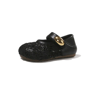 <span class=keywords><strong>Sandalias</strong></span> de Princesa Unisex de Moda Verano 2026, Parte Superior de Cuero Artificial, Cierre de Velcro, Punta Redonda Suave, Estilo Pantuflas - Product Image 5