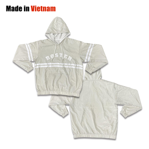 Sublimación personalizada Unisex Tejido ligero de secado rápido de gran tamaño estampado chaqueta cortavientos con capucha - Product Image 1