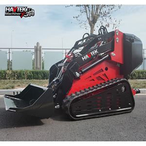 Mini <span class=keywords><strong>Skid</strong></span> Steer <span class=keywords><strong>Loader</strong></span> Harga Terjangkau Sesuai Standar CE/EPA HAVTEK 950 kg dengan Lengan Penyeimbang yang Stabil dan Andal - Product Image 1