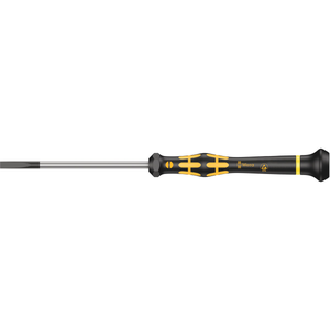 Tournevis micro-plate Wera ESD-Safe avec manche en plastique et finition chromée, personnalisation OEM pour la réparation de dispositifs électroniques de précision - Product Image 1