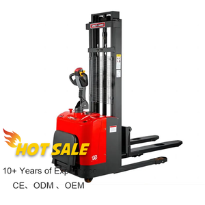 XINBAITAI Fabricante profesional Carretilla elevadora Transpaleta de energía eléctrica Custom 1,5 T Standing Drive Jack Apilador de carga automática - Product Image 1
