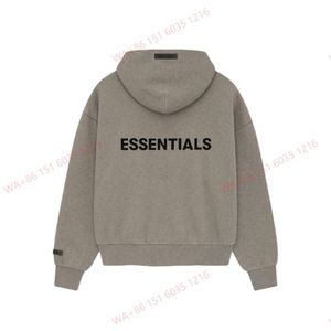 New Arrival SS25 Essential Full Zip-<strong>Up</strong> Hoodie Comfortable with <strong>Open</strong> Hood Autumn Season Classic Always on Series - Product Image 2