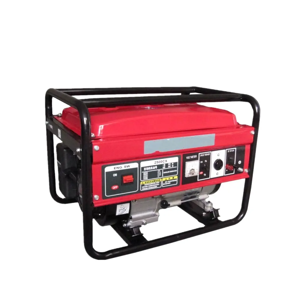 Minigenerador de gasolina manual para uso doméstico, 2800W, 168F-1
