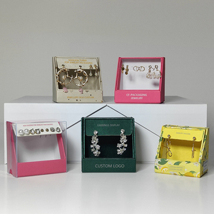 Custom Small <strong>Earing</strong> Jewlery Luxury Earrings <strong>Boxes</strong> and Packaging - Product Image 1