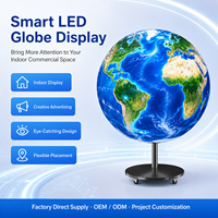 Écran sphérique LED sur mesure P2 P2.5 de 2 m de diamètre, affichage LED en forme de boule pour centres commerciaux et expositions