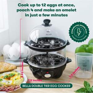 High Quality Home Portable Commercial Automatic Mini Egg Cooker Machine Electric Stainless Steel <b>Boiler</b> Deluxe Rapid Egg Cooker - Product Image 2