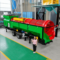 Crible rotatif robuste et économique pour le tri des roches, machine de criblage rotative, équipement de criblage de sable par trommel