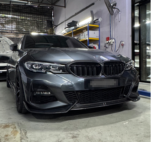 Kit carrosserie pare-chocs style G20 AO en fibre de carbone, lèvre de pare-chocs avant, jupe latérale, diffuseur arrière pour BMW Série 3 G20 pré-LCI <span class=keywords><strong>Sline</strong></span> 2019-2021 - Product Image 4