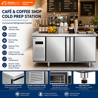 Kulkas Komersial Pintu Stainless Steel dengan Thermostat Digital untuk Supermarket dan Toko Swalayan