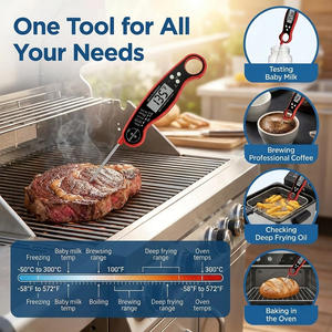 IPX6 <strong>Waterproof</strong> Digital <strong>Thermometer</strong> Digital LCD Instant Read Kitchen Food BBQ Meat <strong>Cooking</strong> <strong>Thermometer</strong> Food <strong>Thermometer</strong> - Product Image 3