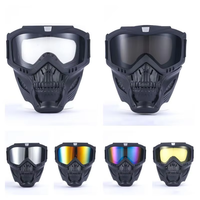 Masque de moto anti-UV OTG MX coupe-vent, masque de motocross, lunettes de protection anti-buée