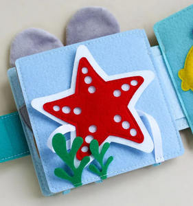 Libro Sensorial <span class=keywords><strong>de</strong></span> Fieltro Ecológico <span class=keywords><strong>para</strong></span> Bebés y Niños Pequeños, Juguete Educativo, Libro <span class=keywords><strong>de</strong></span> Actividades, Arte y Creatividad, Juguete <span class=keywords><strong>de</strong></span> Viaje <span class=keywords><strong>para</strong></span> Niños - Product Image 4