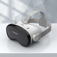 Casque de réalité virtuelle 3D pour téléphone portable VR SHINECON G02EF, lunettes de jeu, casque polarisé, écran de 50 à 80 pouces, matériau ABS