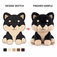 Fabricant de jouets en peluche et animaux en peluche personnalisés à faible MOQ avec rembourrage en coton et en coton PP, tailles personnalisées