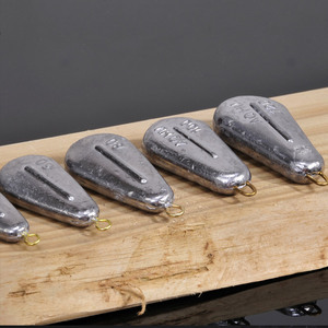 Plomada Plana Aohu de 30g, 40g, 50g, 60g, 80g, 100g, 120g con Anzuelo Giratorio para Pesca de Fondo - Product Image 2