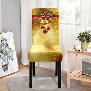 Modern Printed Polyester Christmas <b>Chair</b> <b>Covers</b>-Durable Machine Washable Eco-Friendly <b>for</b> Hotel & Party Use - Product Image 2