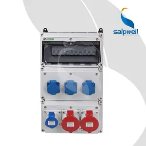 SAIP/SAIPWELL High Quality Waterproof Socket Box Power Distribution Enclosure