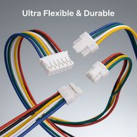 Kabel Pitch Kustom 1.0mm-2.54mm Konektor 2/3/4/5/6 Pin Plug Nylon Female JST SH ZH PH XH untuk Kabel Listrik dan Harness Kabel