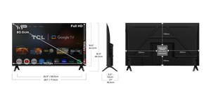 Televisor Inteligente <span class=keywords><strong>TCL</strong></span> Q3K QLED 1080p FHD con Google TV, Diseño sin Bisel, HDR, Audio Dolby para el Hogar y Hoteles, Distribución al por Mayor - Product Image 3