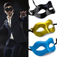 Masque de fête homme femme en plastique Masque de mascarade homme pas cher Diy pour bal masqué Halloween Carnaval
