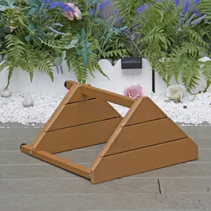 Di alta qualità impermeabile Patio sedia da giardino in plastica triangolare piccolo bordo tavolo mobili da esterno sgabello doccia