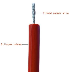 สายซิลิโคนอ่อน DC แรงดันสูง5/15/25/30/50KV ลวดจุดระเบิดลวดอุณหภูมิสูงตะกั่วมอเตอร์ - Product Image 5