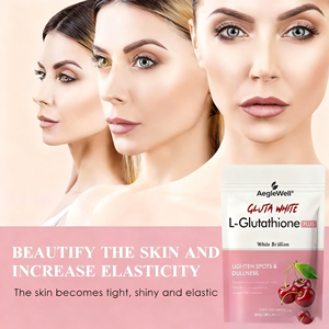 ผงกลูต้าไธโอน OEM ODM Aegelwell สำหรับผิวกระจ่างใส เสริมด้วยคอล<span class=keywords><strong>ล</strong></span>าเจนและวิตามินซี ช่วยให้ผิวกระจ่างใส <span class=keywords><strong>ล</strong></span>ดเ<span class=keywords><strong>ล</strong></span>ือนจุดด่างดำ - Product Image 2