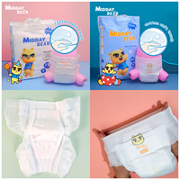 Couches pour bébé jetables de haute qualité, douces et respirantes, avec protection anti-fuite 3D, vente en gros d'usine