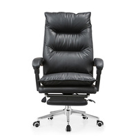 Fauteuil de Direction en Cuir PU Personnalisable pour PDG et Cadres, Chaise de Bureau Pivotante et Ensemble Bureau – Canton Fair 2025