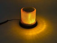 Luz de Advertencia LED Transfronteriza - 360 °   Baliza Estroboscópica Giratoria con Base Magnética para Techo de Vehículo (Luz de Emergencia y Alerta de Tráfico)