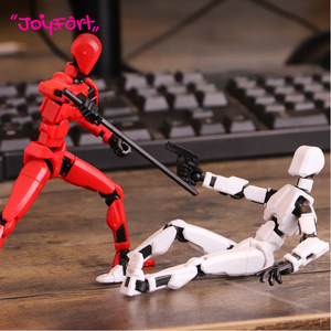 Lot de 6 figurines d'action 3D T13 assemblées, figurine d'action Dummy Nova Titan Lucky 13, <span class=keywords><strong>jouet</strong></span> articulé imprimé en 3D multi-articulations - Product Image 3