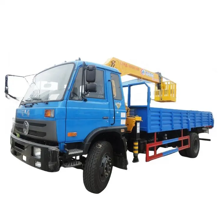 Nouvelle grue montée par camion à flèche télescopique 2023 bon marché grue de camion de 10 tonnes utilisée aux Philippines