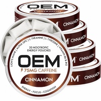 Sachets Énergétiques Sans Sucre et Sans Caféine GMP OEM, Saveurs Naturelles, Complément Nootropique Oral avec Vitamine B pour la Concentration Quotidienne, COA