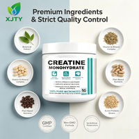 Complément en poudre de créatine monohydrate OEM pour les athlètes adultes, pour la force musculaire et le soutien énergétique