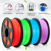 Filament PLA luminescent SUNLU en gros, 1,75 mm, 1 kg, plastique PLA, filament d'imprimante 3D, luminescent dans le noir, impression 3D PLA