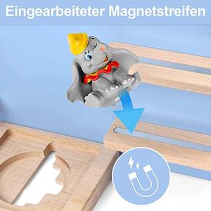 Mensola magnetica in legno <span class=keywords><strong>a</strong></span> forma di <span class=keywords><strong>nuvola</strong></span> per tonie box regal - Product Image 3