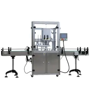Fully Automatic Can Sealing Capping Tin Labeling Packaging Tin Paper Metal Glass Cans Solution Sealing Machine Line