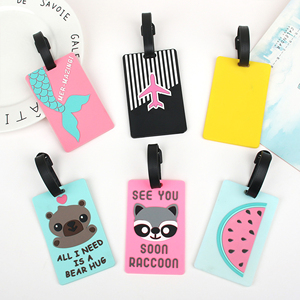 In PVC Cao Su Tên Nhãn Tag Tùy Chỉnh Sinh Viên Túi Du Lịch Khuyến Mại Quà Tặng Chủ Bền Mềm ID Vali Hành Lý Tag - Product Image 5