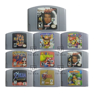 เกม GoldenEye 007 รุ่น NTSC แบบ 16 บิต ตลับวิดีโอเกมย้อนยุคสำหรับ N64 แบบมีสาย ภาษาอังกฤษ - Product Image 1
