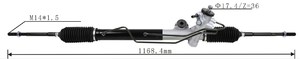 49001-95F0A พวงมาลัยพาวเวอร์49001-95F0B ชิ้นส่วนรถยนต์แร็คพวงมาลัยพาวเวอร์ไฟฟ้าสำหรับ N I <span class=keywords><strong>S</strong></span> A N <span class=keywords><strong>almera</strong></span>/pulsar/sunny B10 N16 - Product Image 3