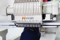 HONRAIN 1200 tr/min usine chinoise professionnelle 1 tête ordinateur machine à broder pour vêtements casquettes