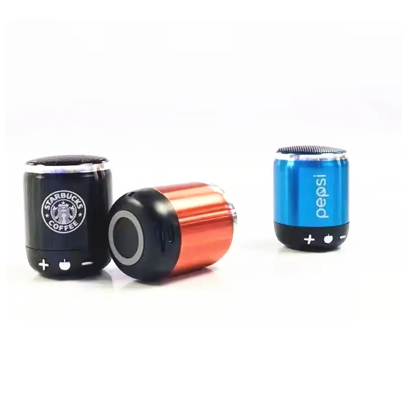 Yeni varış metal mini taşınabilir subwoofer kablosuz mavi diş destekler TWS TF kart MP3 31mm BT bas 3D Stereo Woofer hoparlör